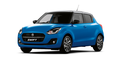 New Suzuki Swift - Speedy Blue Metallic / Super Black