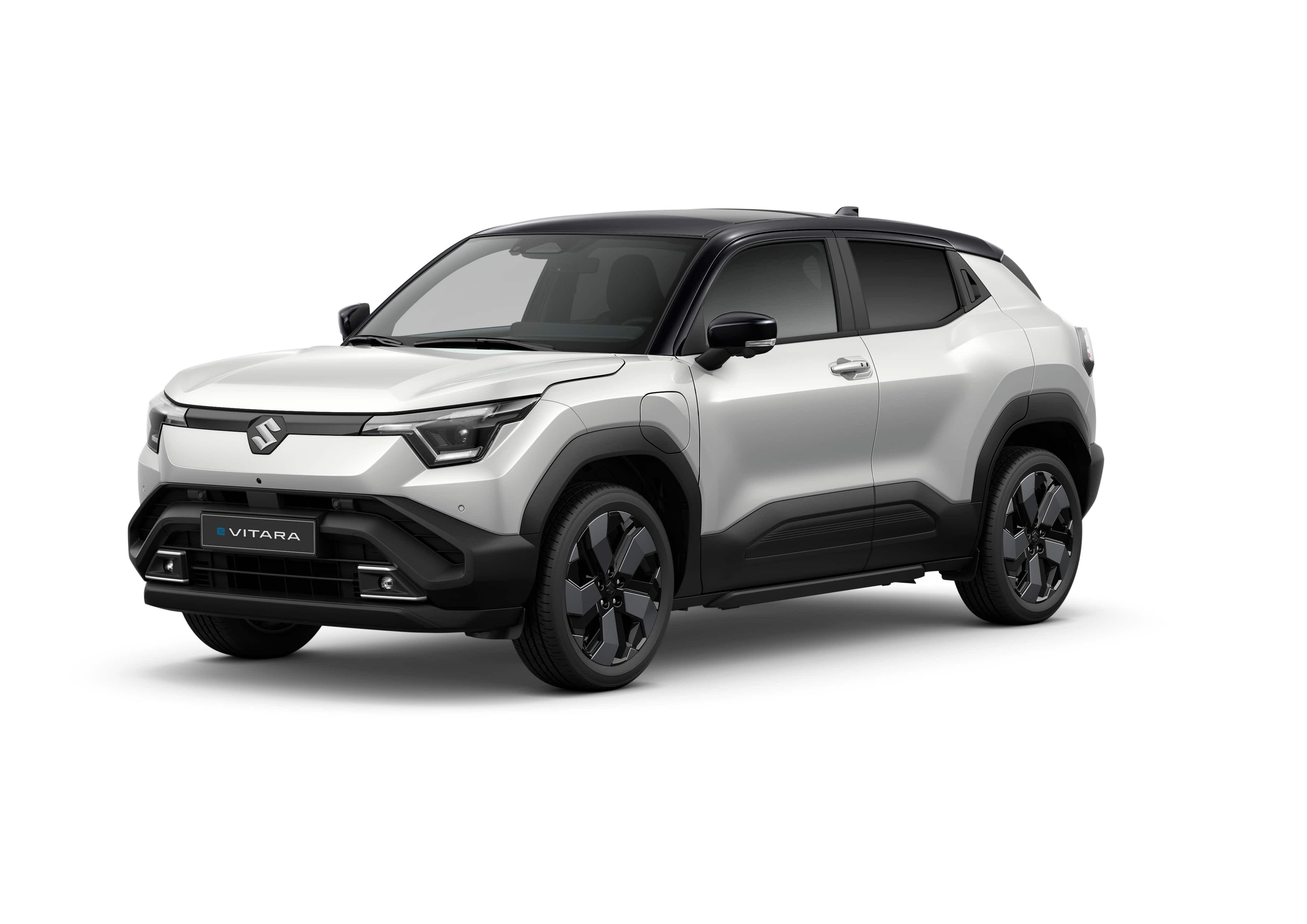 Suzuki e Vitara - Arctic White Pearl/Bluish Black Pearl